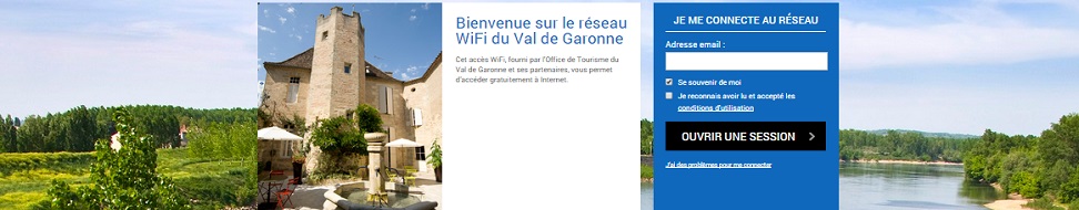 Portail hotspot d'un WiFi territorial